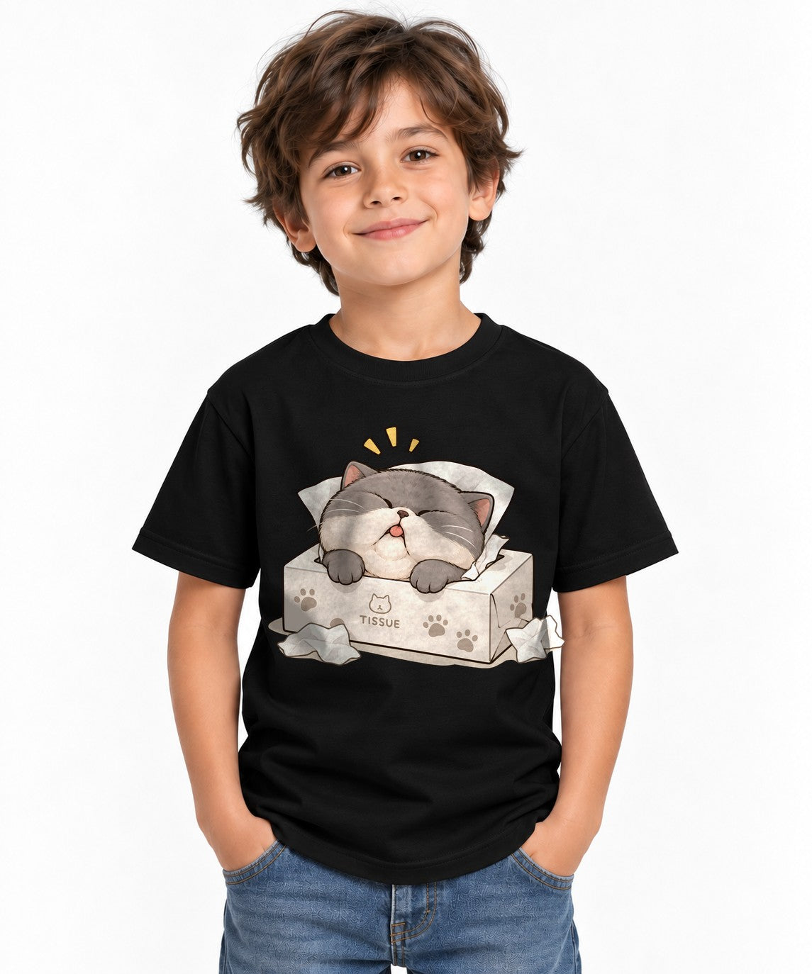 Tissue Box Kitty - Black