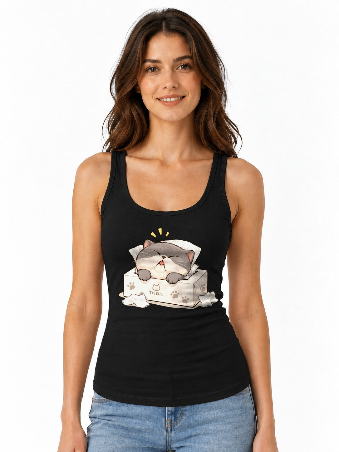 Tissue Box Kitty - Black