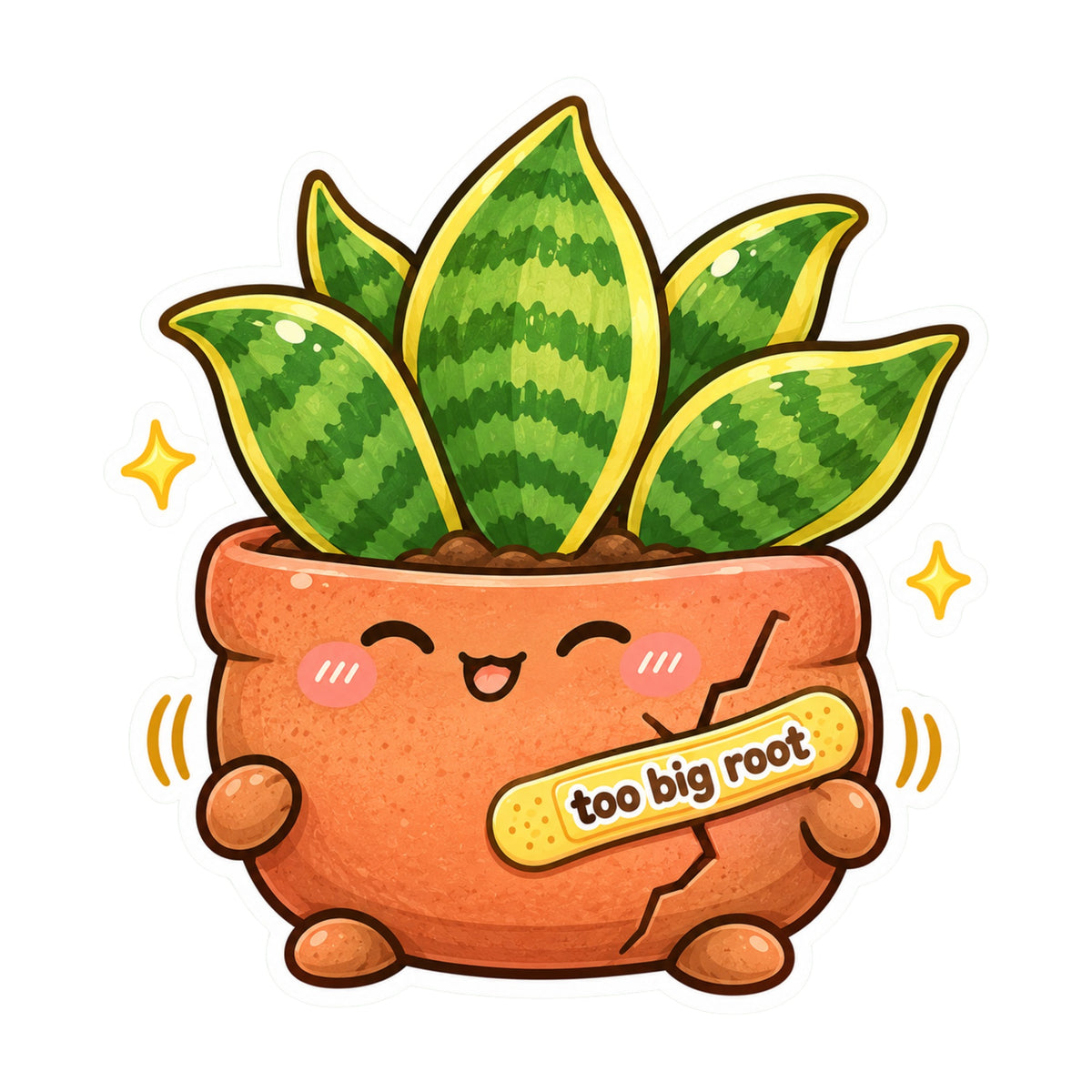 Too Big Root Plant