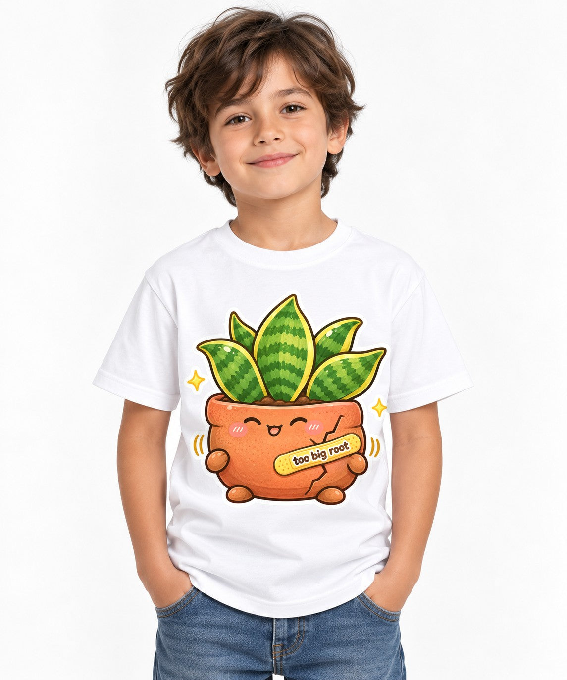 Too Big Root Plant - White