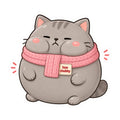 Too Chubby Cat