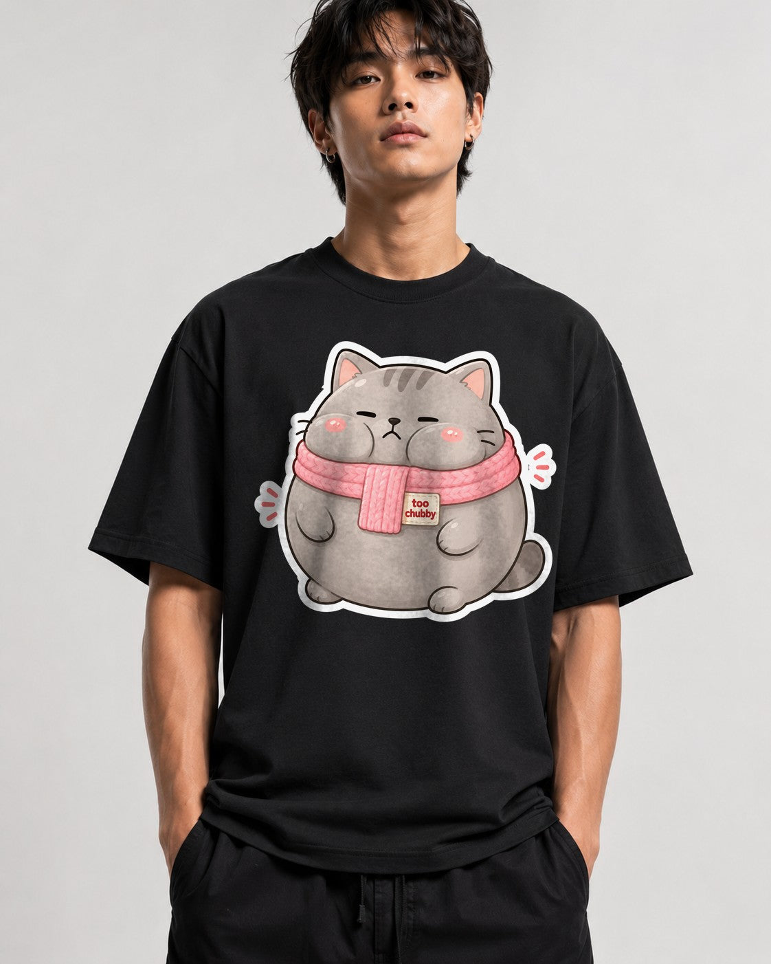 Too Chubby Cat - Black