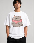Too Chubby Cat - White