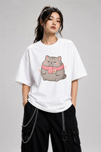 Too Chubby Cat - White