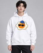 Too Cool Fried Egg Cute Funny Sungla - White