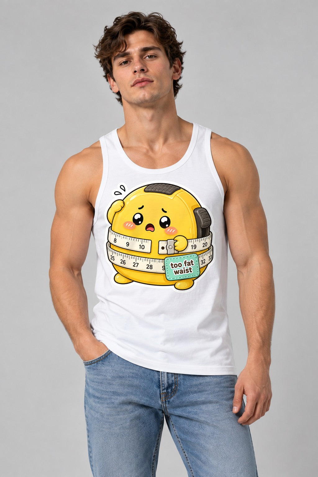 Too Fat Waist - White