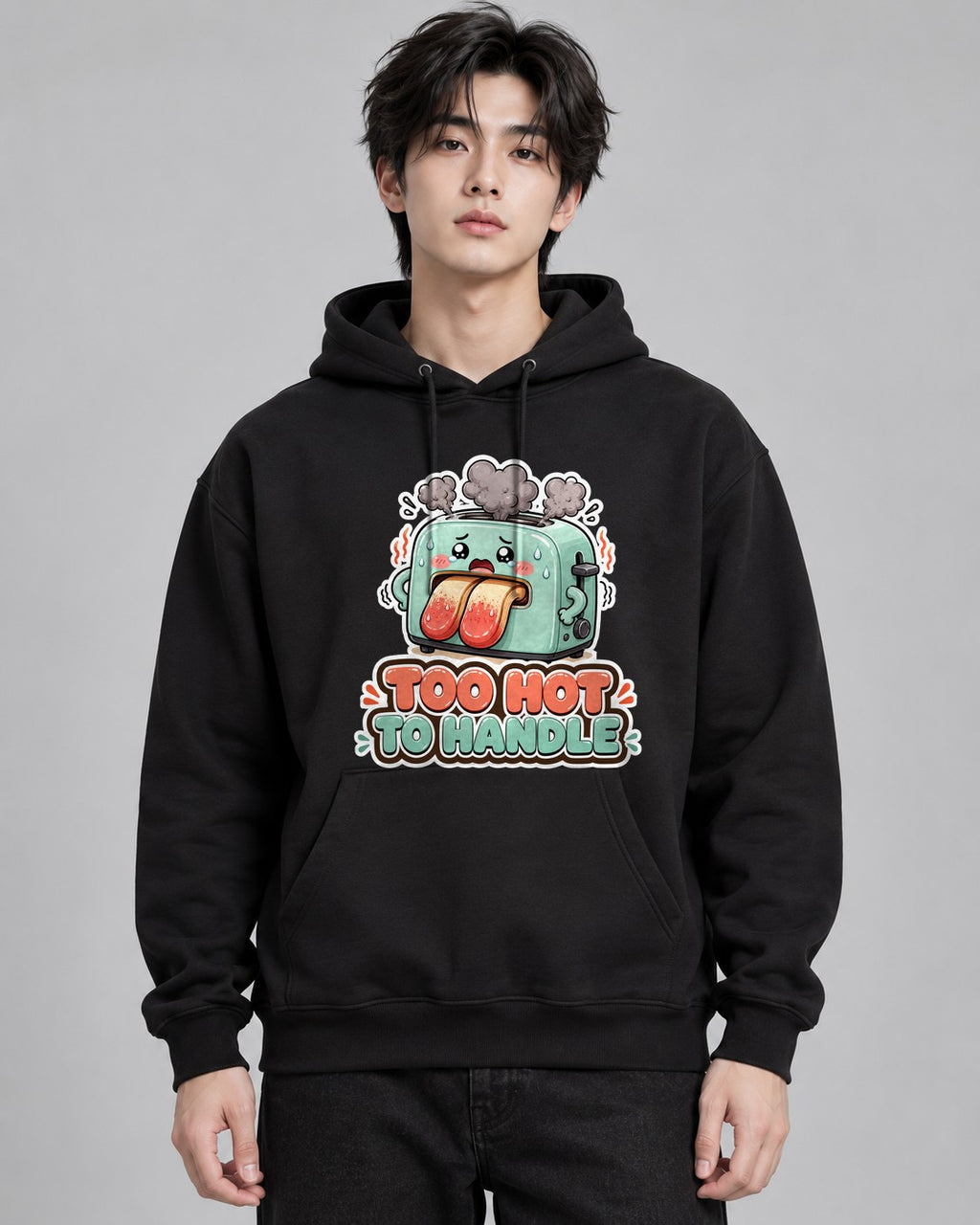 Too Hot To Handle - Cute Overheated - Black