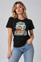 Too Hot To Handle - Cute Overheated Toaster Summer Heatwave Graphic T-Shirt - Black