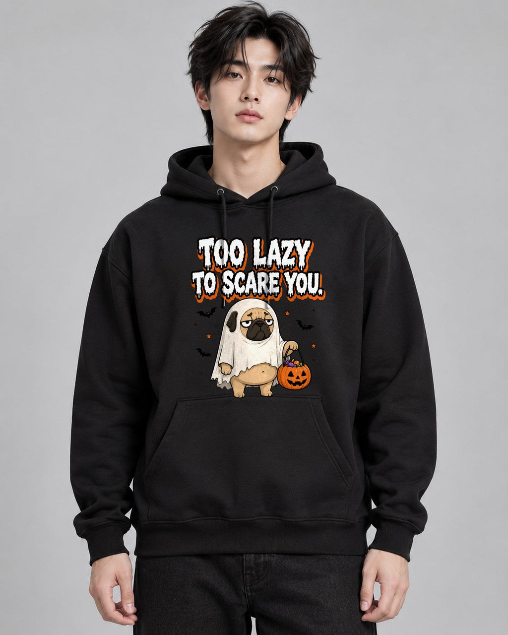 Too Lazy To Scare You - Black
