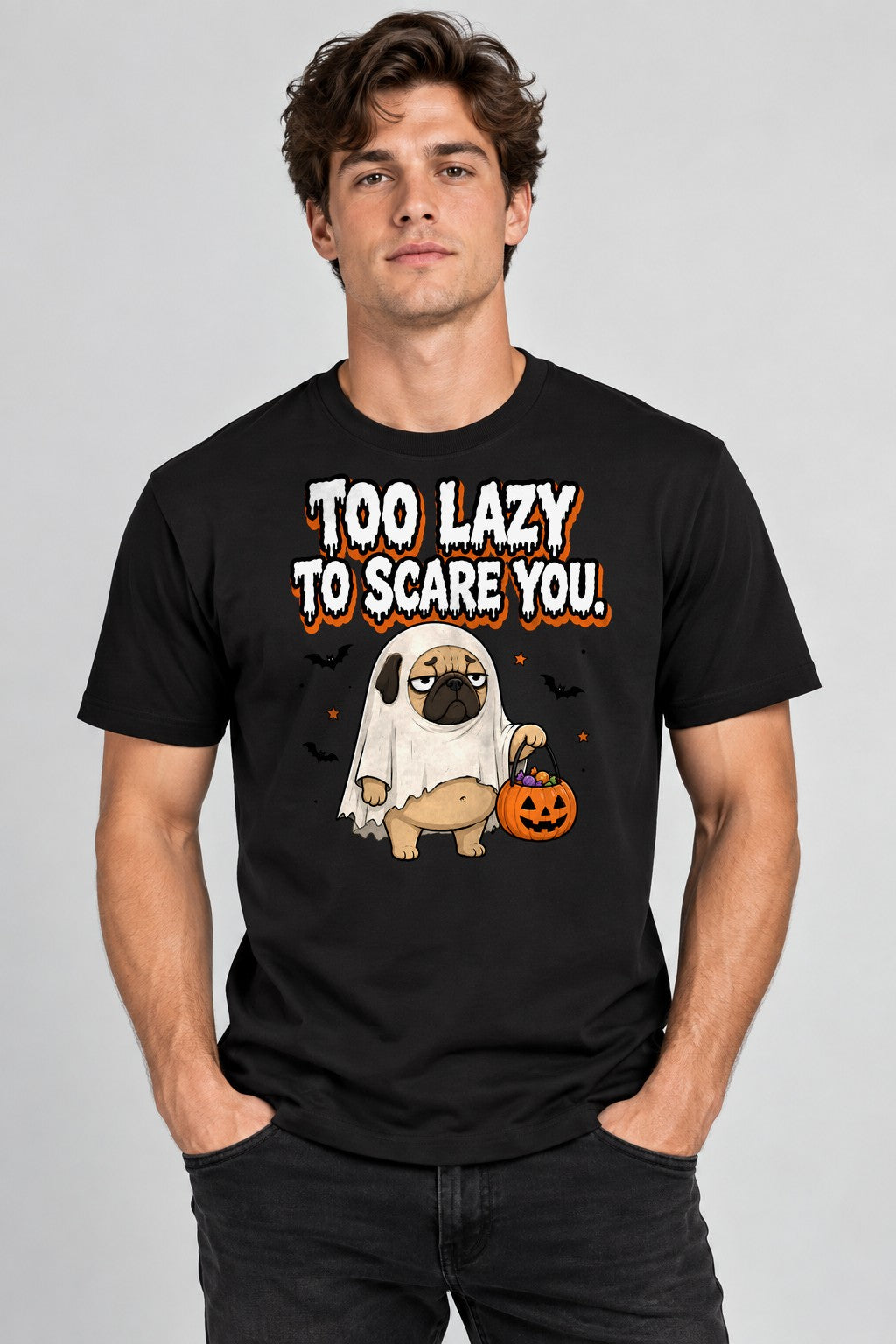 Too Lazy To Scare You - Black