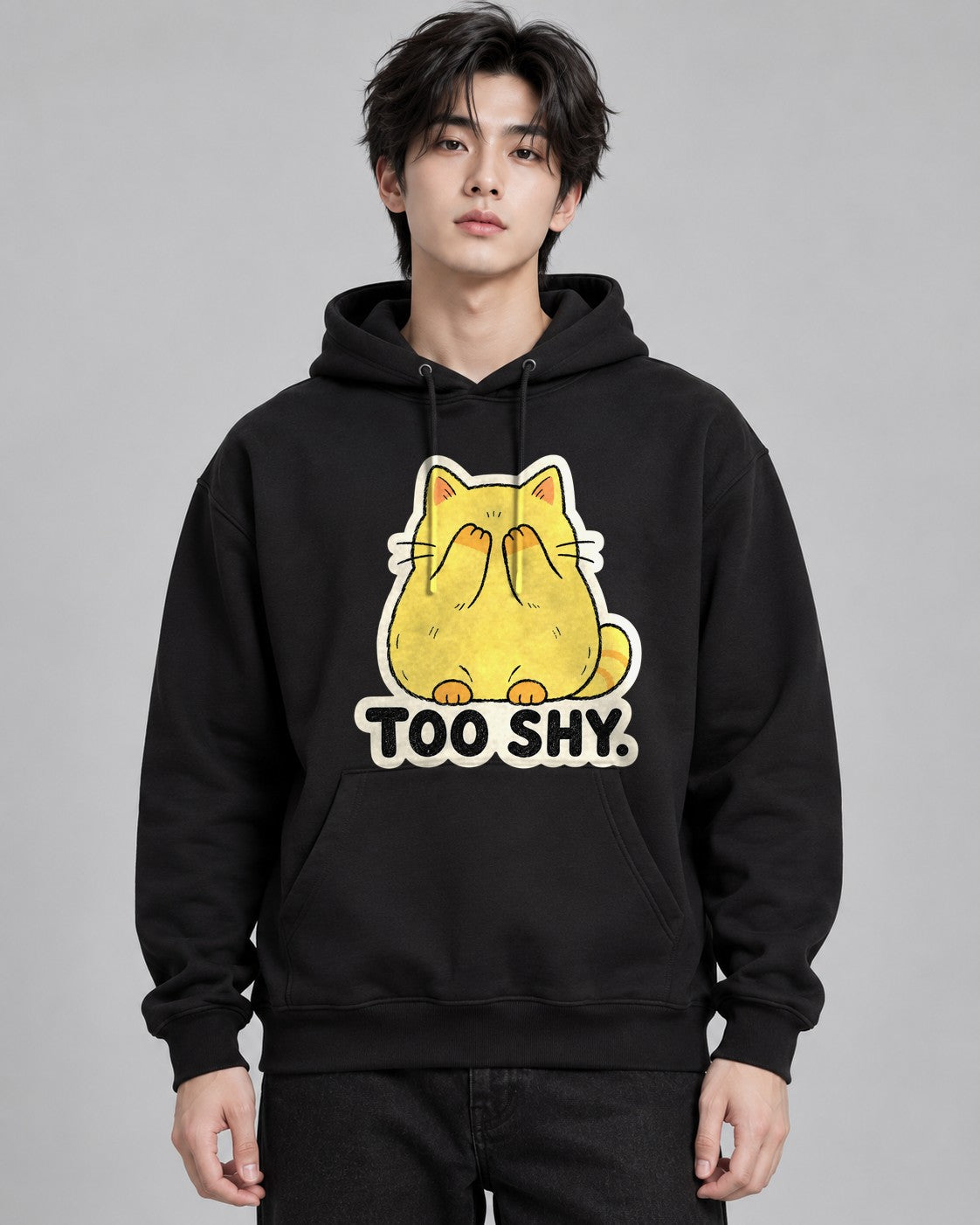 Too Shy Cat - Black