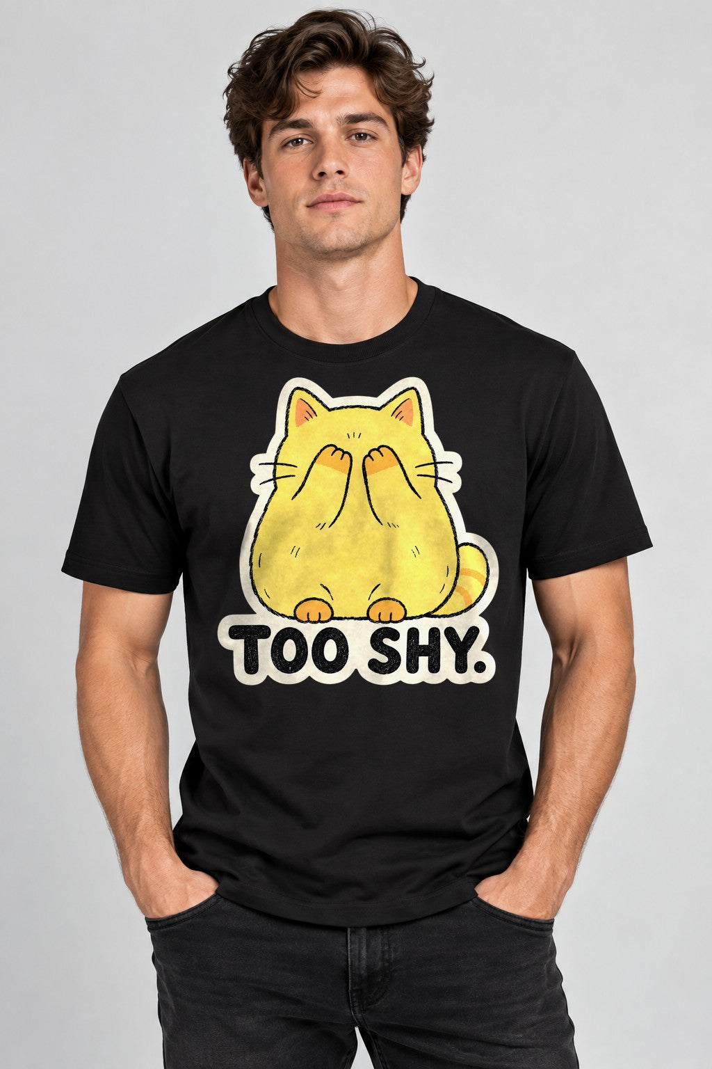 Too Shy Cat - Black