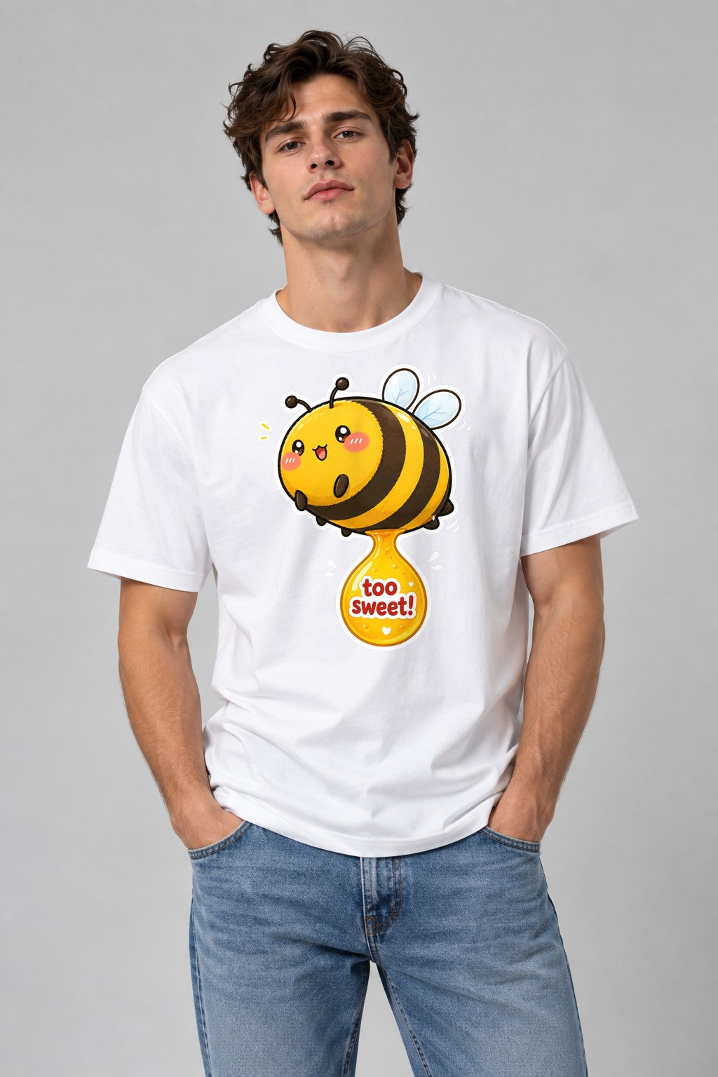 Too Sweet Bee - White