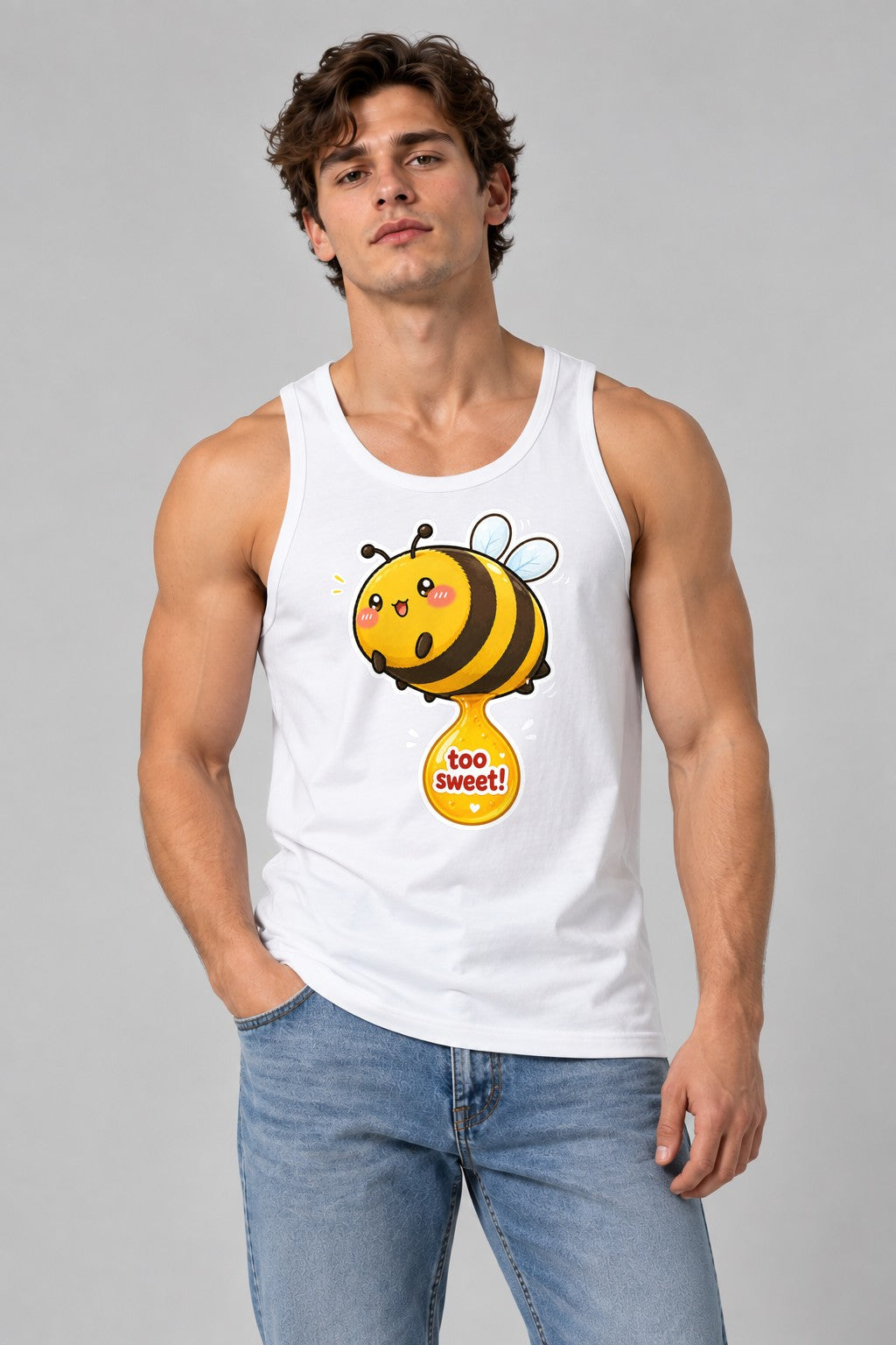 Too Sweet Bee - White