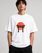 Torii Gate Sunrise - White