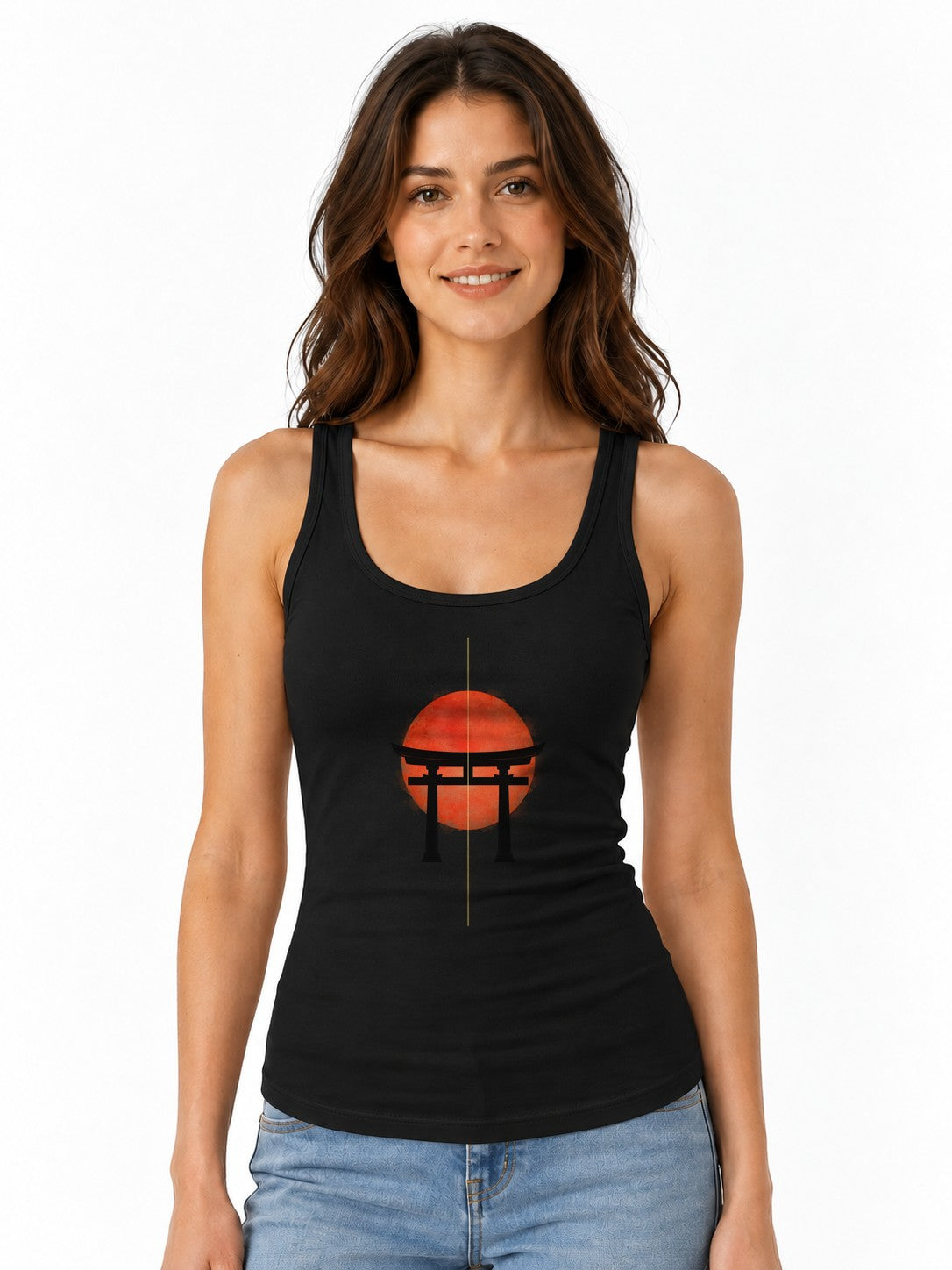 Torii Gate Sunrise - Black