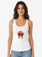 Torii Gate Sunrise - White