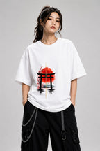 Torii Gate Sunset - White