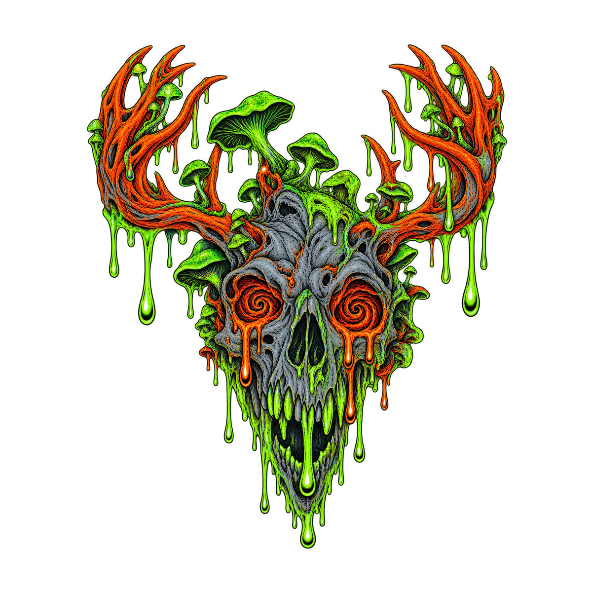 Toxic Deer Skull