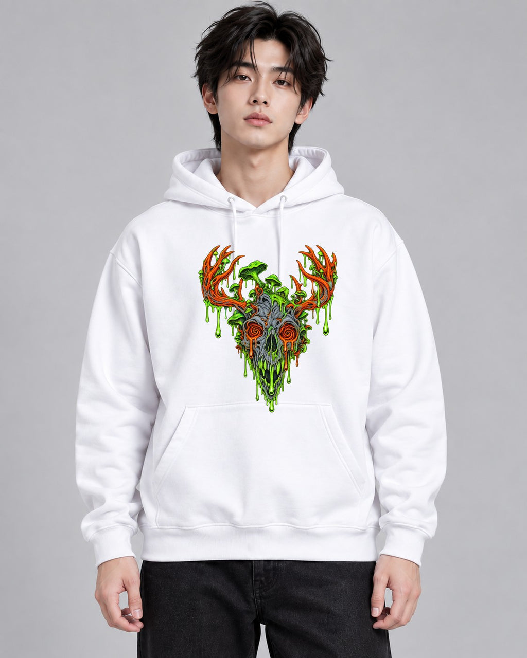 Toxic Deer Skull - White