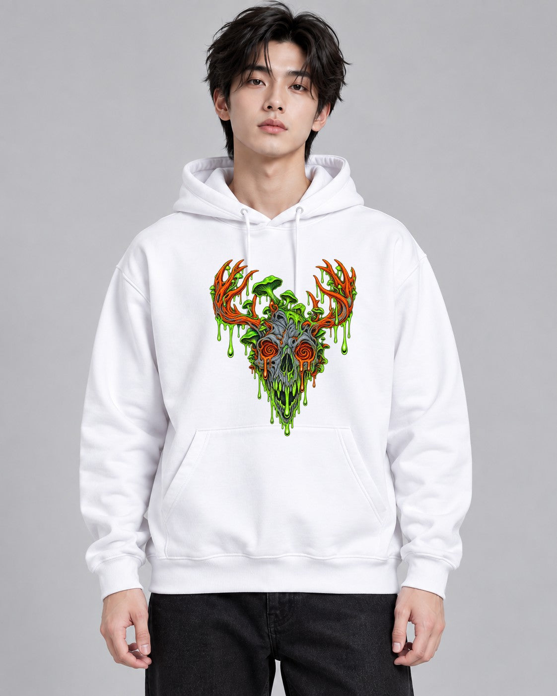 Toxic Deer Skull - White
