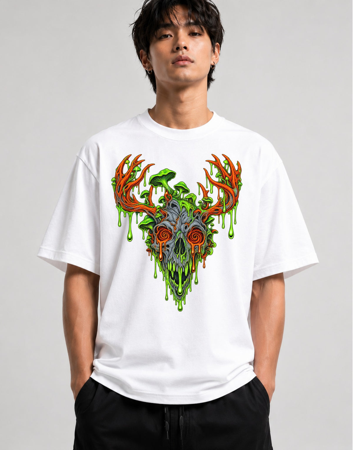 Toxic Deer Skull - White