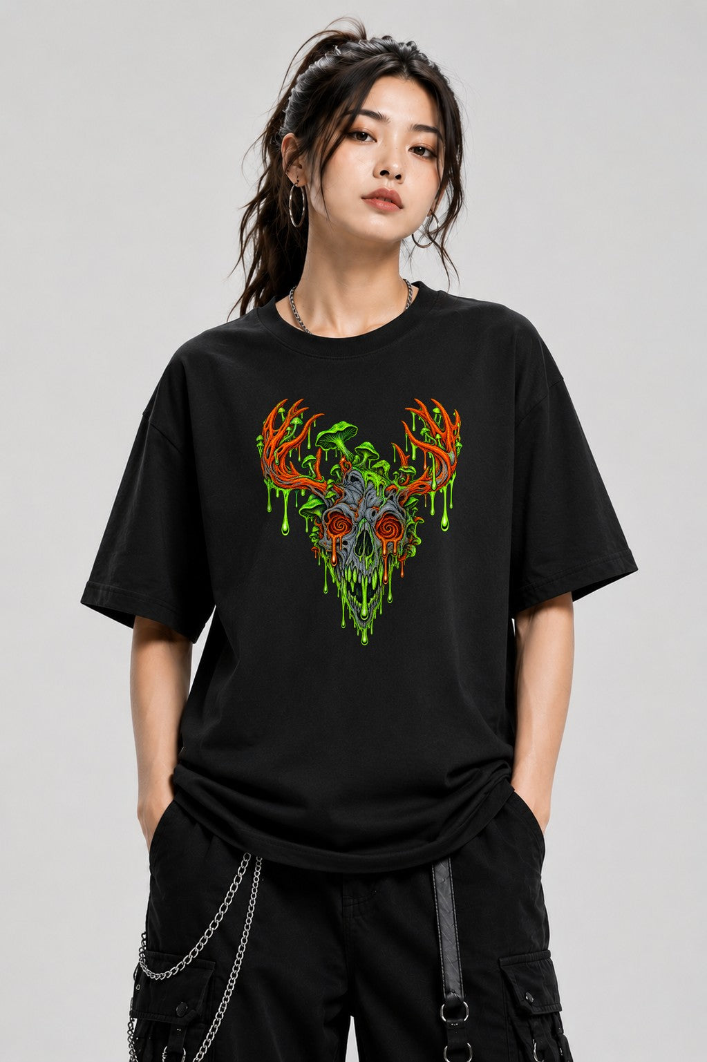Toxic Deer Skull - Black