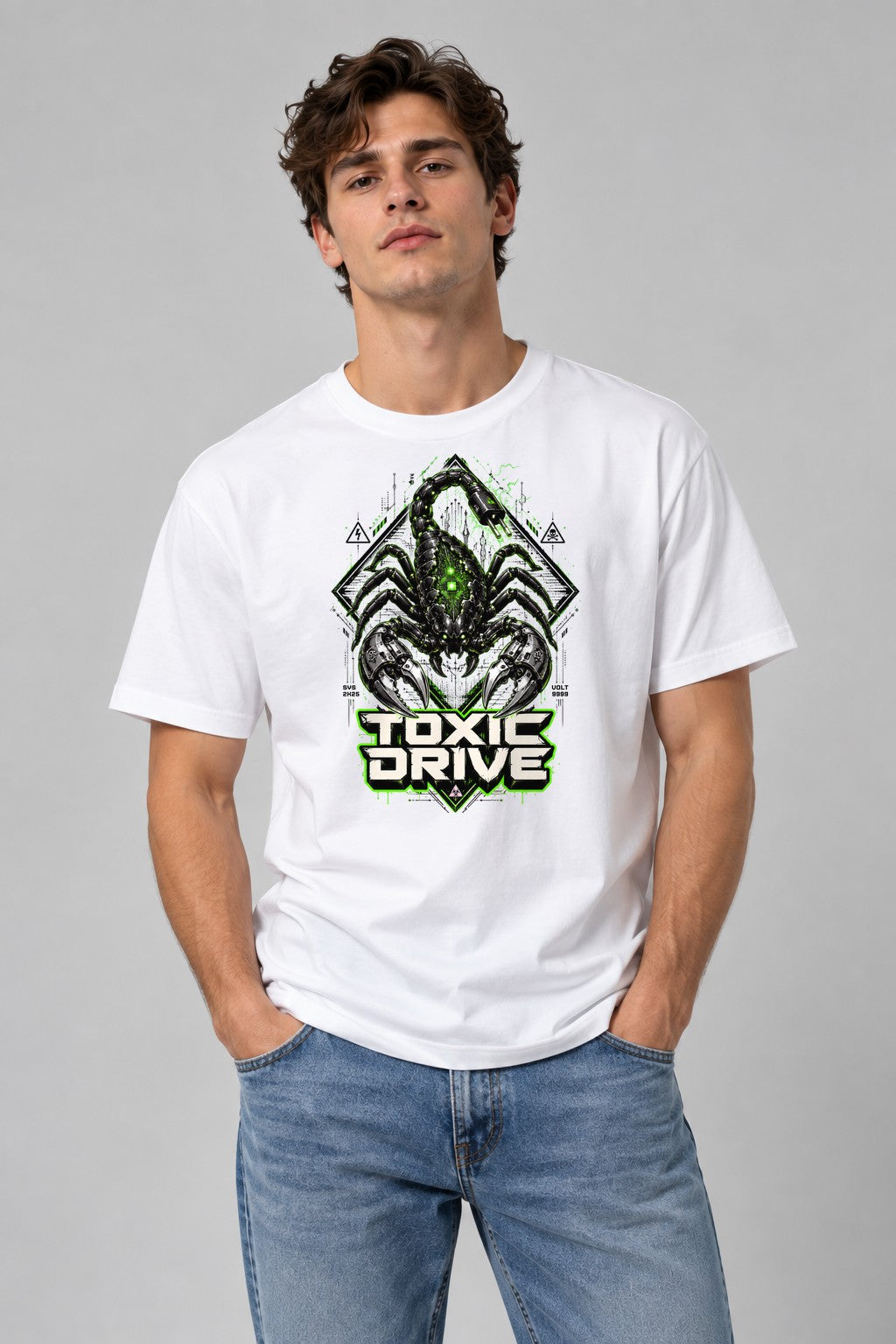 Toxic Drive Scorpion - White