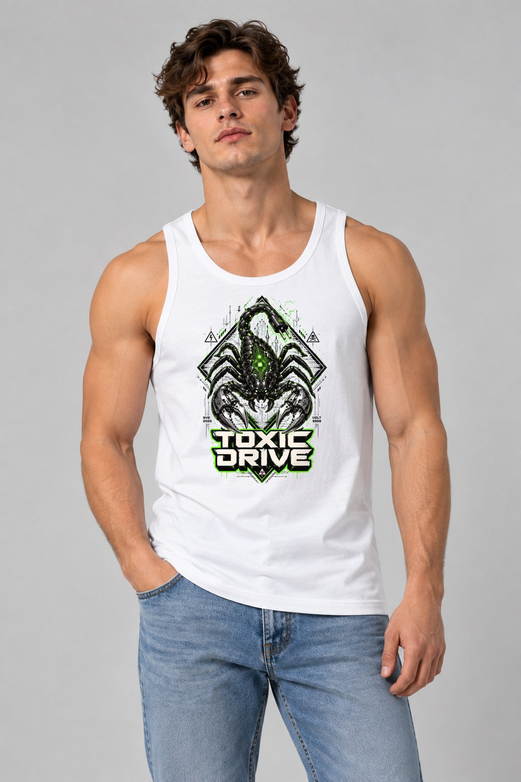 Toxic Drive Scorpion - White