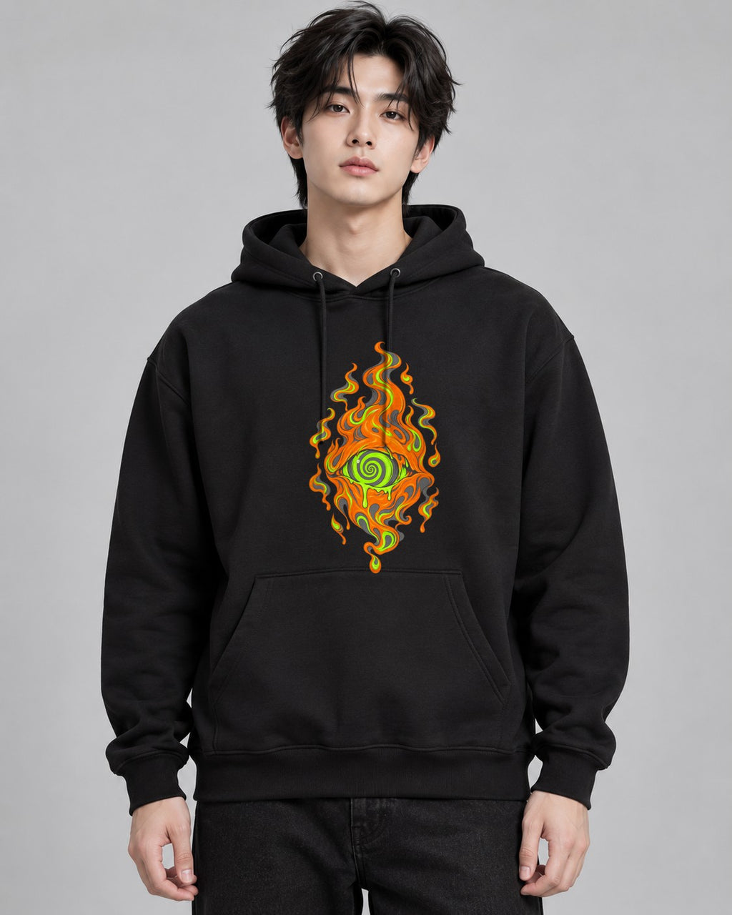 Toxic Flame Eye - Black