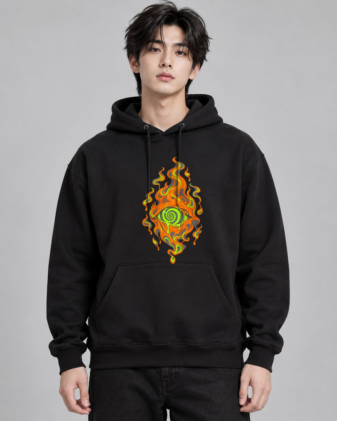 Toxic Flame Eye - Black