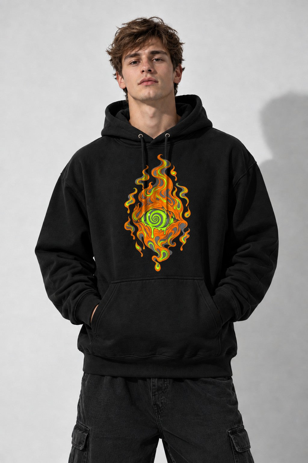 Toxic Flame Eye - Black