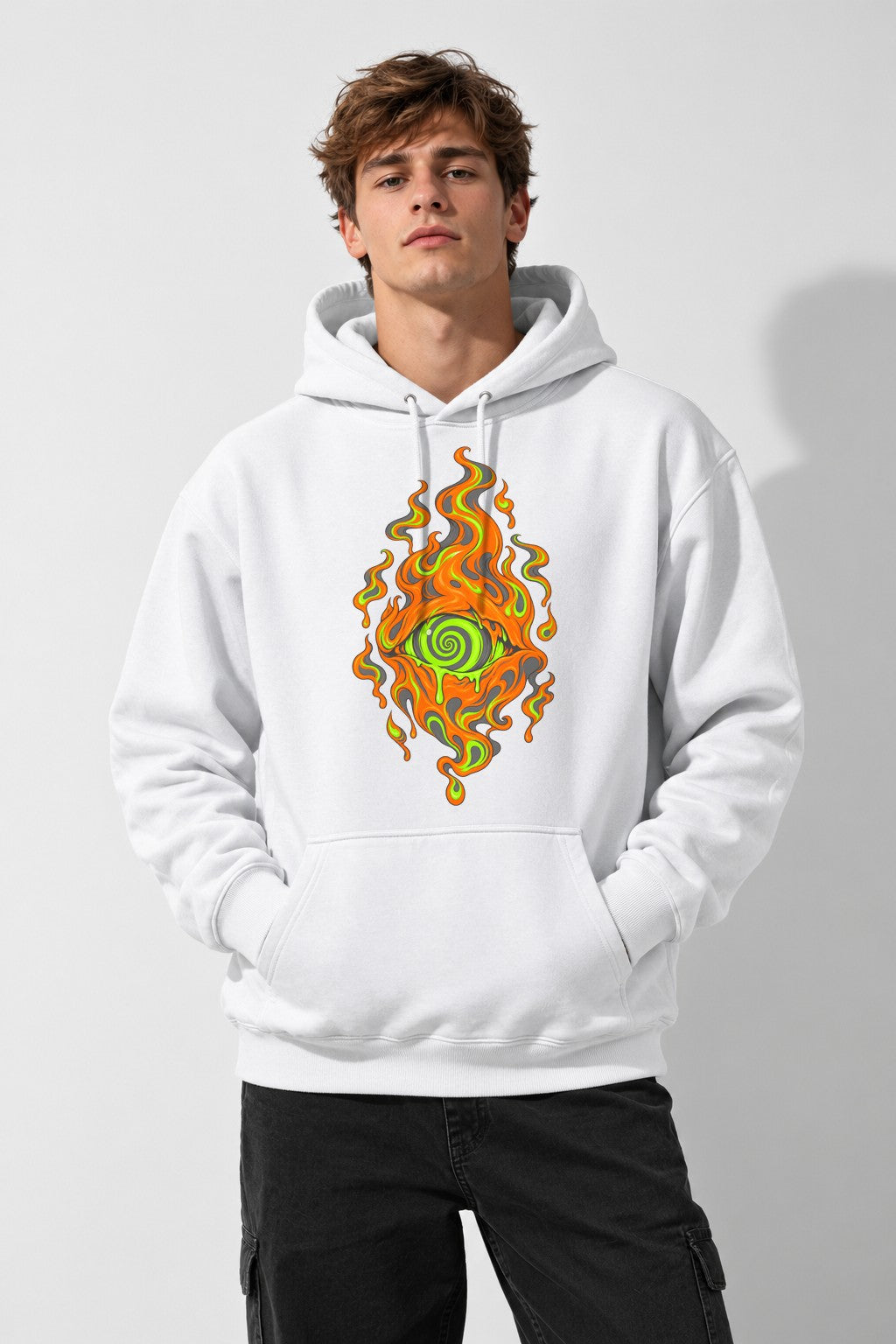 Toxic Flame Eye - White