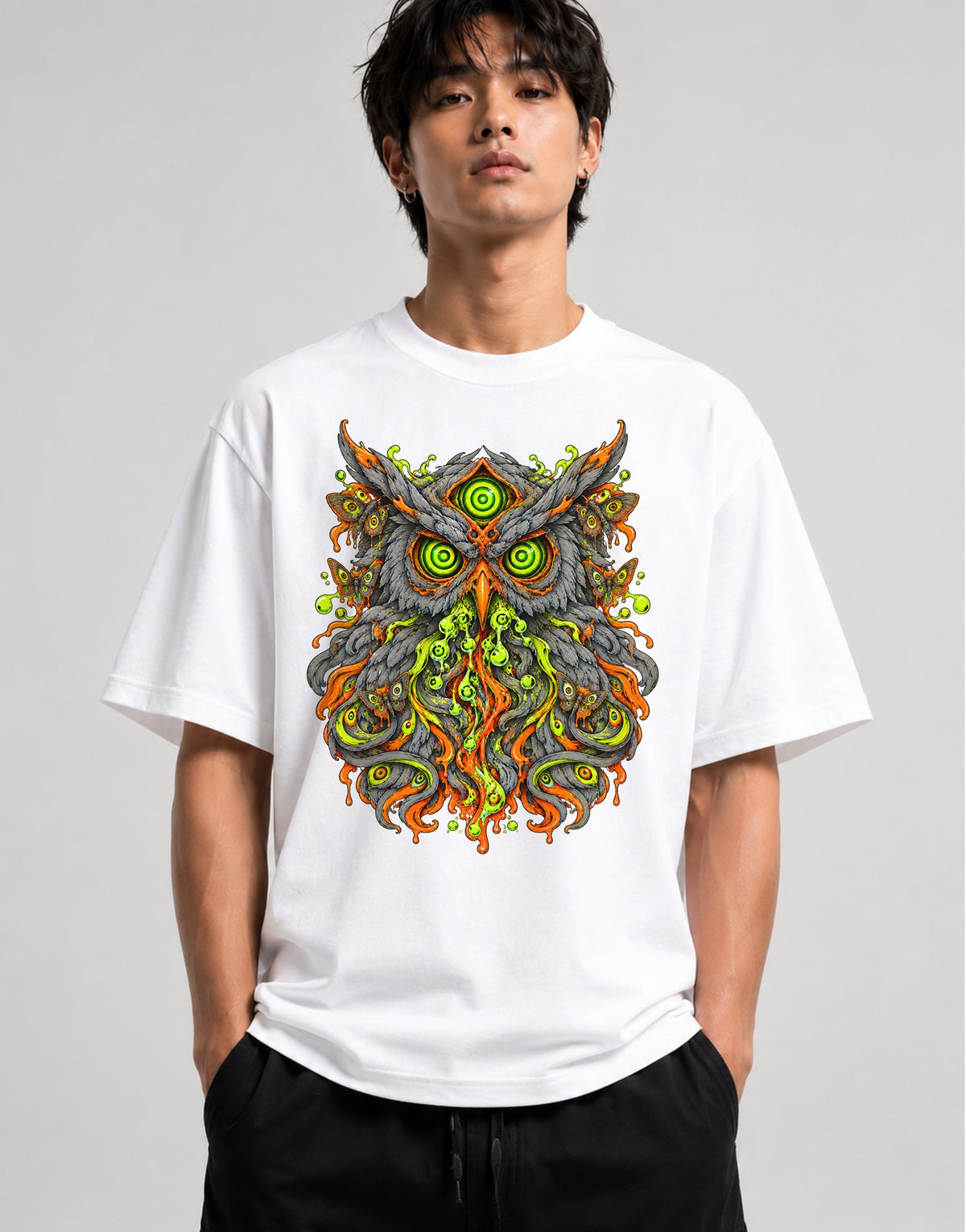 Toxic Owl Guardian - White