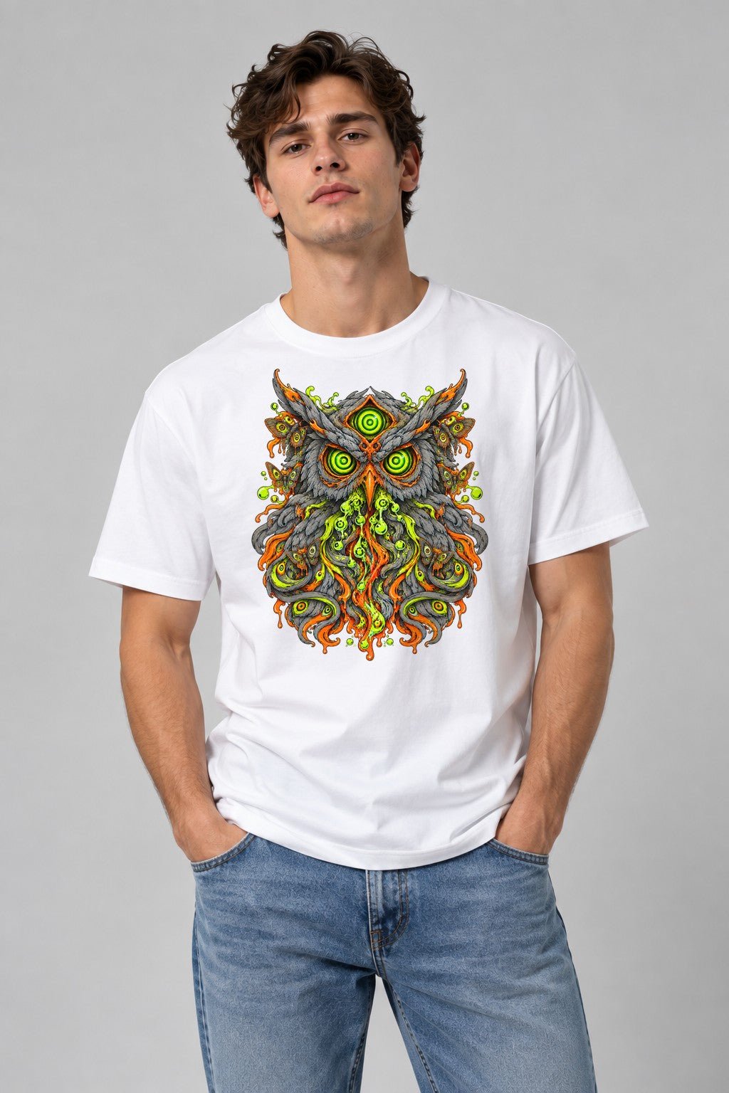 Toxic Owl Guardian - White