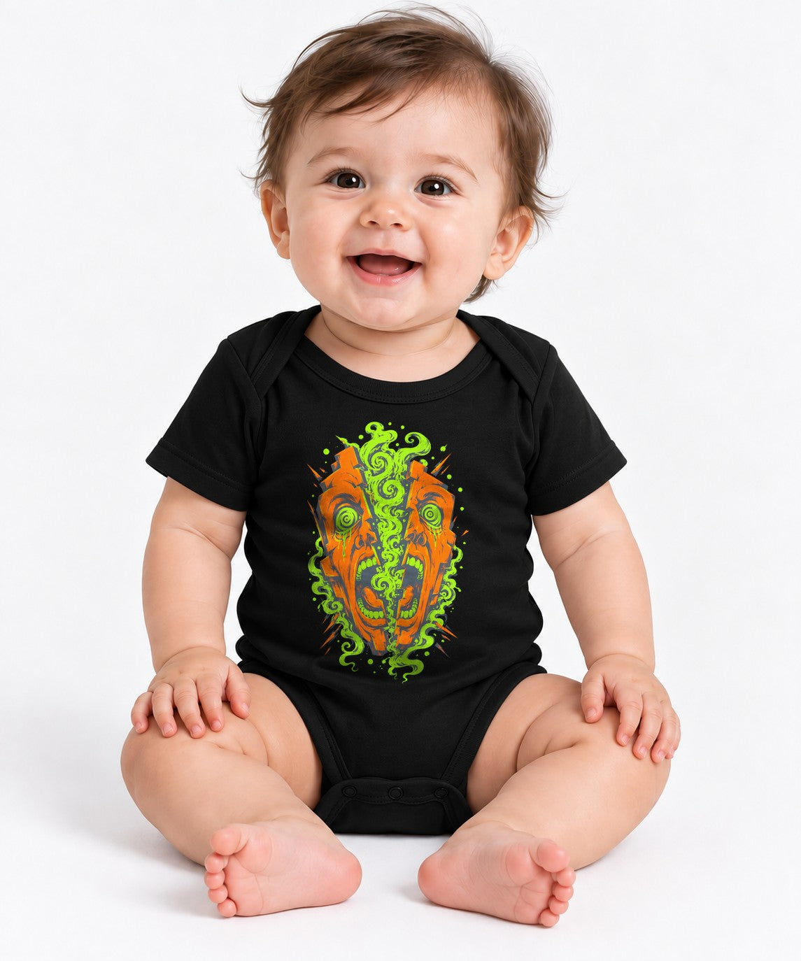 Toxic Skull Scream - Black