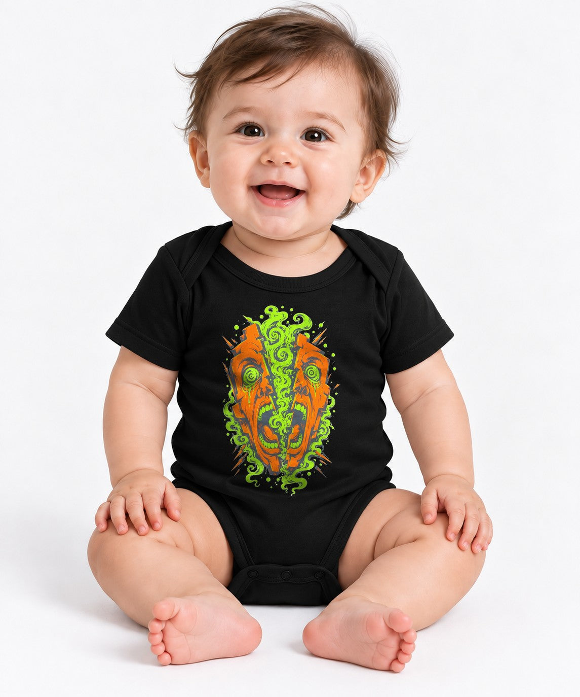 Toxic Skull Scream - Black