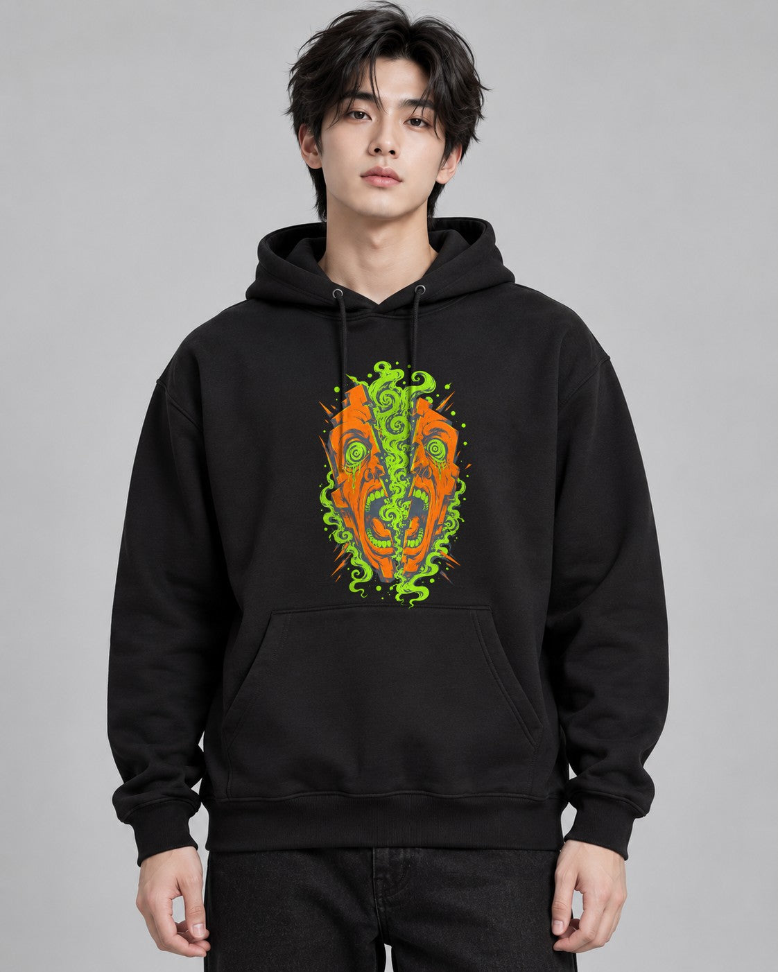 Toxic Skull Scream - Black