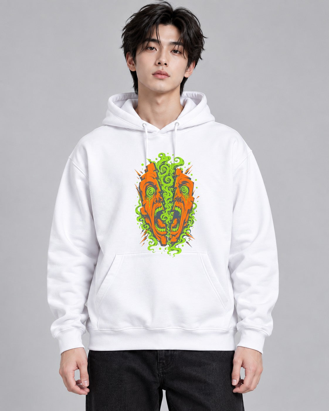 Toxic Skull Scream - White