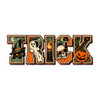 Trick Halloween Lettering