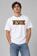 Trick Halloween Lettering - White