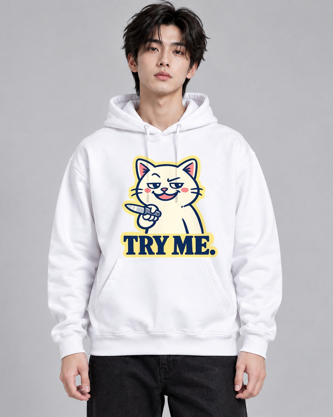 Try Me Cat - White