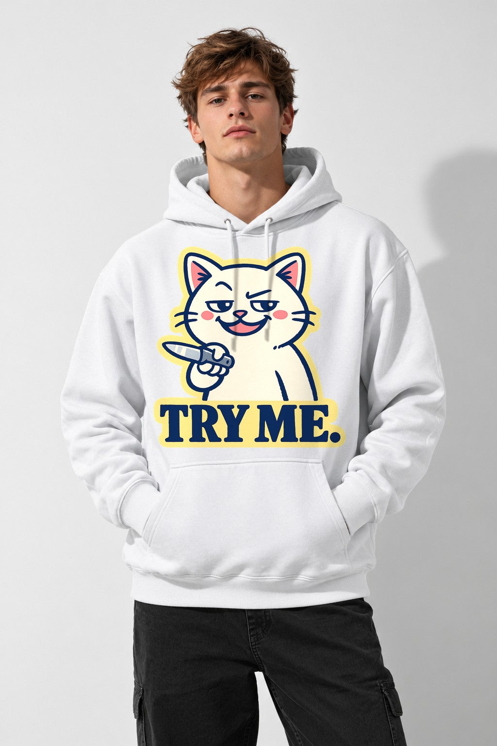 Try Me Cat - White