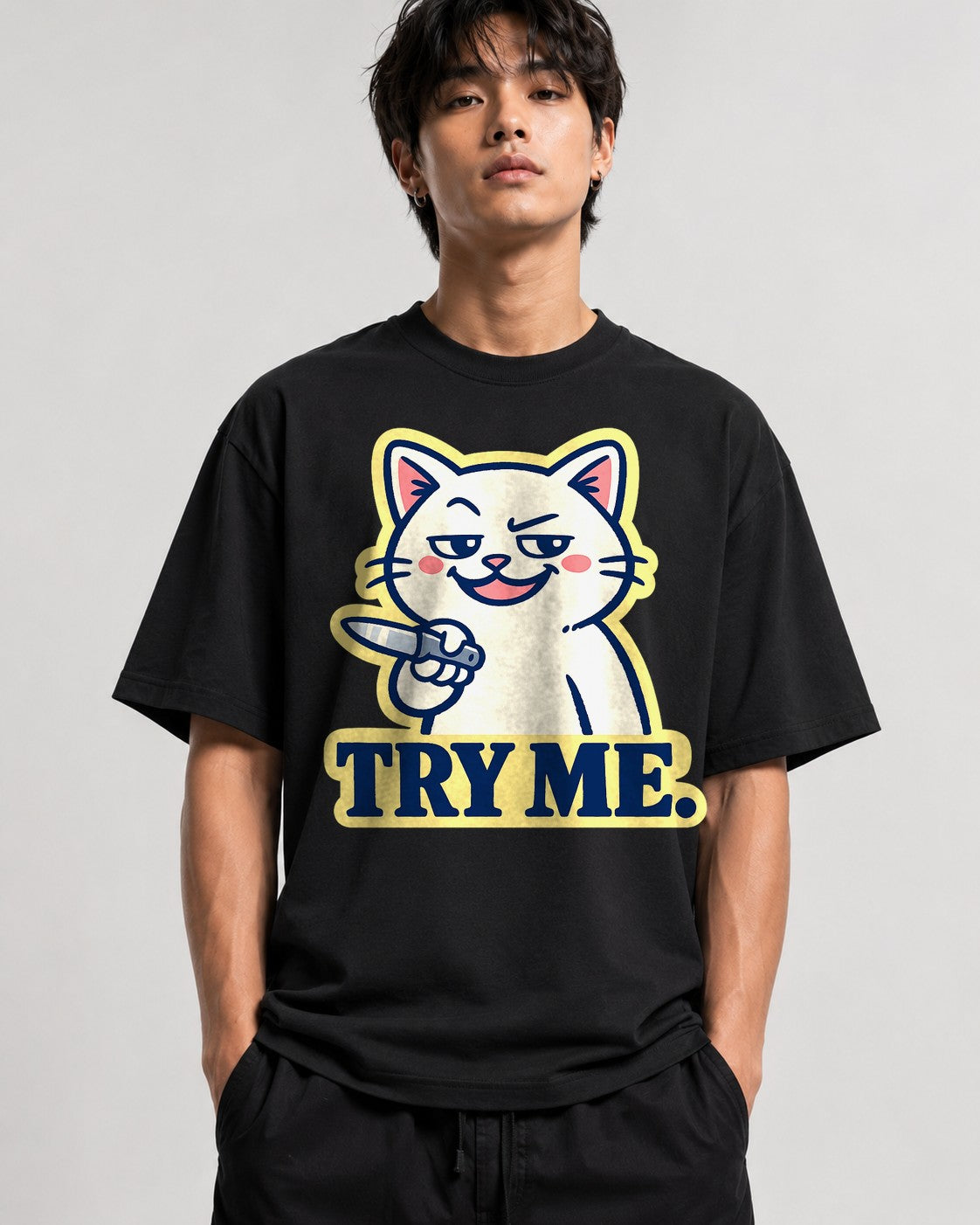 Try Me Cat - Black