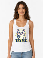 Try Me Cat - White