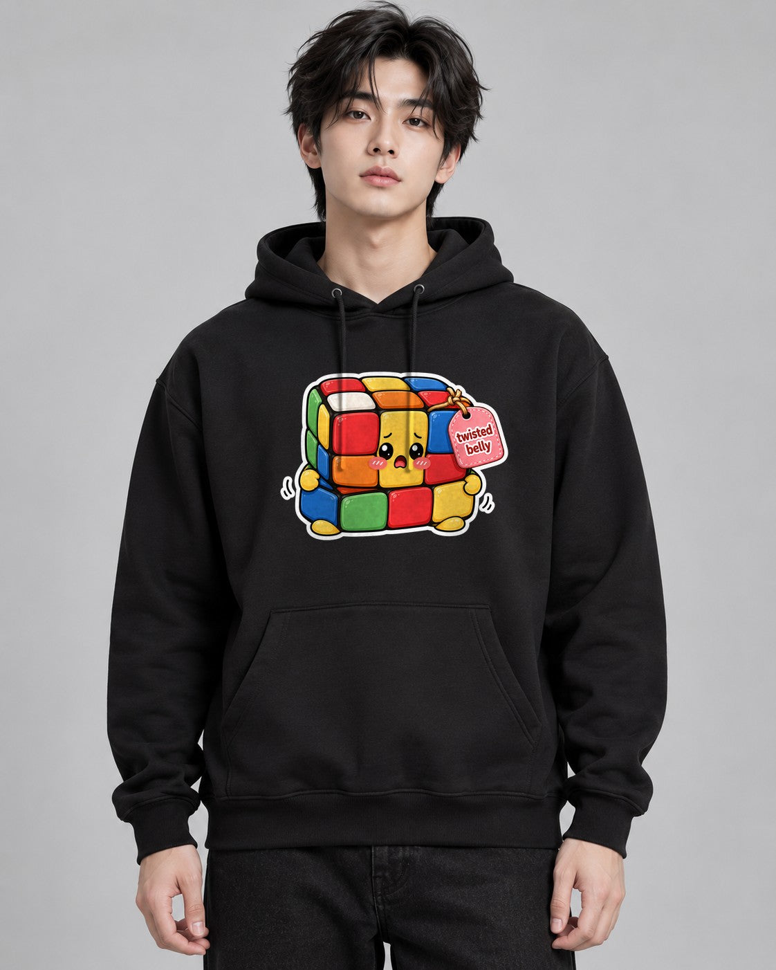 Twisted Puzzle Cube - Black