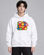 Twisted Puzzle Cube - White