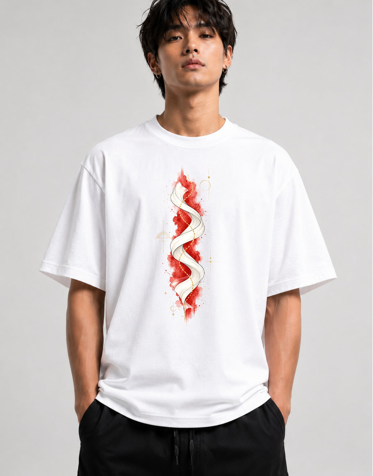 Twisted Ribbon - White