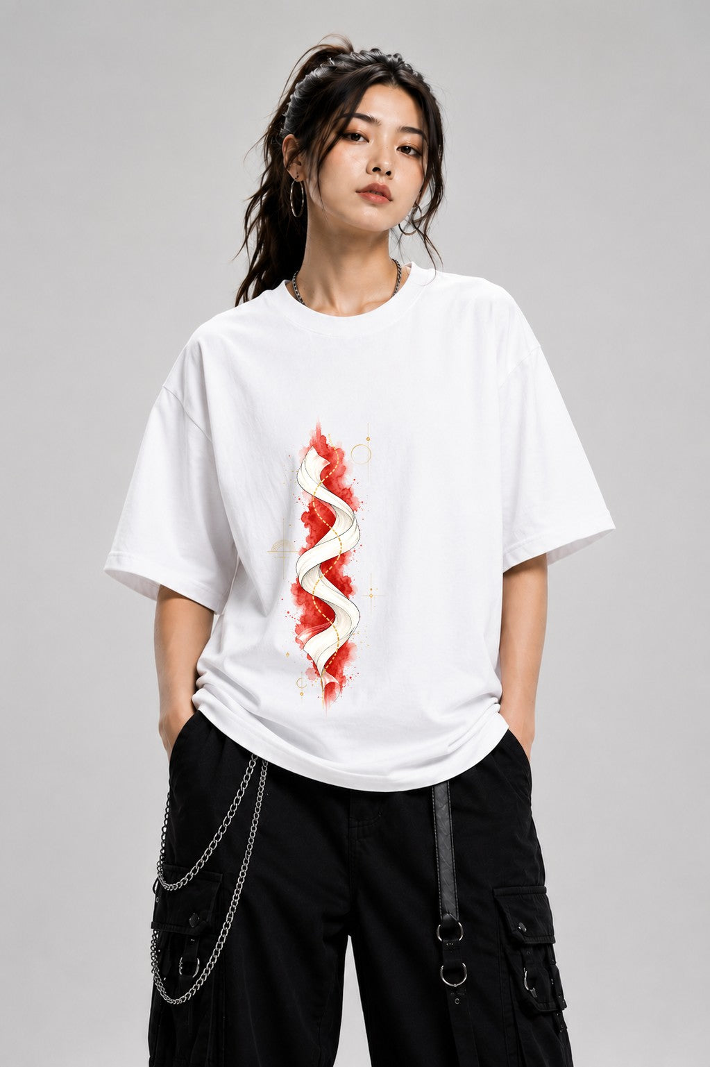 Twisted Ribbon - White
