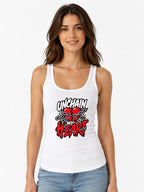 Unchain My Heart Graphic Tee - Bold Street Art Style Design - White